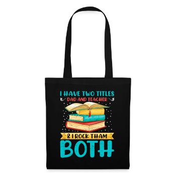 Book Reading Teacher Librarian Reader - Tote Bag - black - Front