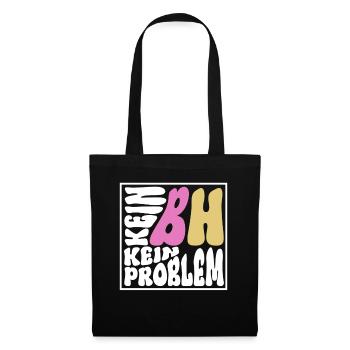 No bra No problem - Hippie costume 70s - Tote Bag - black - Front