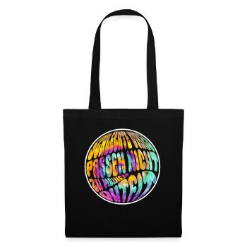 Bad vibes don't match the outfit - hippie - Tote Bag - black - Front