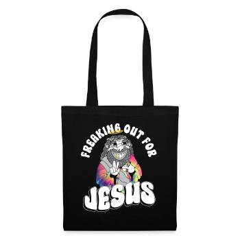 Freaking Out For Jesus - Hippie Costume Tie Dye - Sac en tissu - noir - Devant