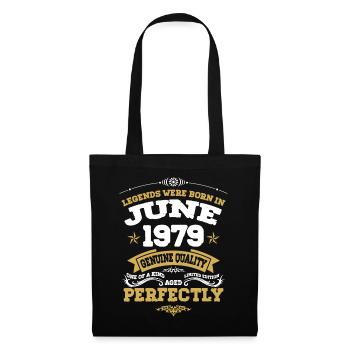 Vintage Aged To Perfection June 1979 - Tote Bag - black - Front
