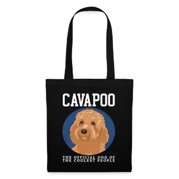 Cavapoo Dogs Cavoodle Dog Owner Gift - Tote Bag - black - Front