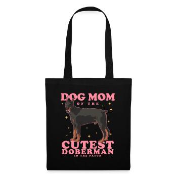 Doberman Mom | Dog Mom Dog Owner Gift - Tote Bag - black - Front