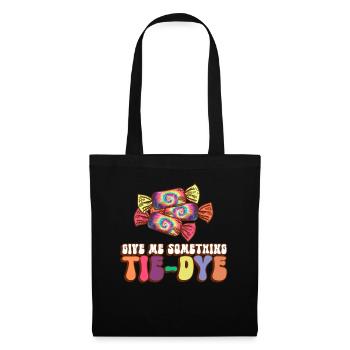 Gib mir was zum Färben - Hippie-Halloween - Stoffbeutel - Schwarz - Vorne