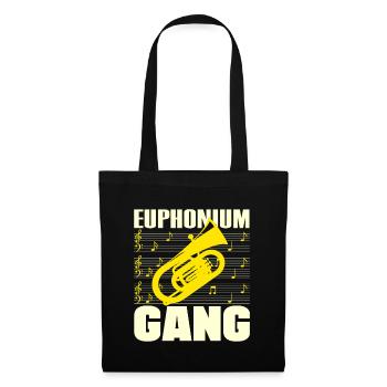 Euphonium Gang Baritone Player Gift Idea - Tote Bag - black - Front