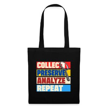 Criminology Collect Preserve Analyze Repeat gift - Tote Bag - black - Front