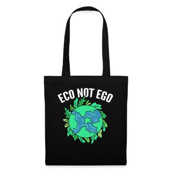 Eco Pas Ego Ecologiste - Sac en tissu - noir - Devant