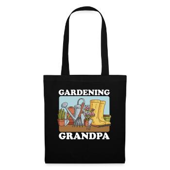 Garden hobby gardener grandpa gardening gift - Tote Bag - black - Front