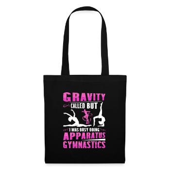 Apparatus Gymnast funny Workout - Tote Bag - black - Front