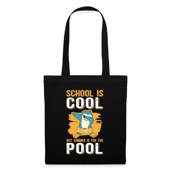 Sommerferien Ferien Schüler Schule Geschenk - Stoffbeutel - Schwarz - Vorne