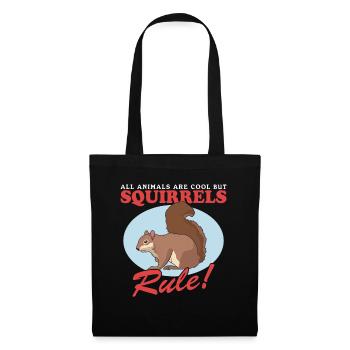 Cute Squirrel Squirrel Gray Squirrel Gift - Tote Bag - black - Front