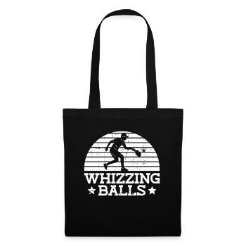 Hissing Balls - Funny Pickleball - Tote Bag - black - Front