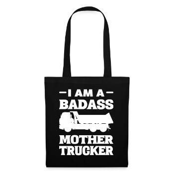 Badass Truck Driver Trucker - Tote Bag - black - Front