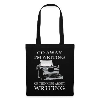 Écrivain Auteur d’humour - Sac en tissu - noir - Devant