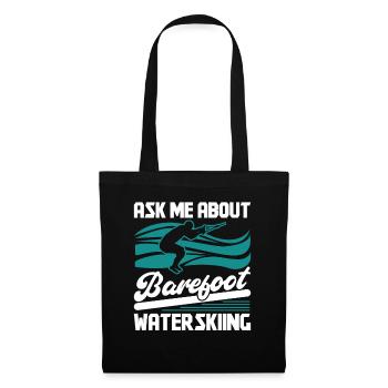 Barefoot Waterskiing - Tote Bag - black - Front