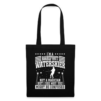 Barefoot Waterskiing - Tote Bag - black - Front