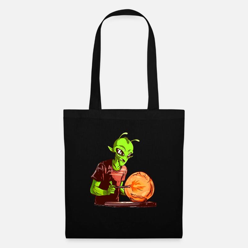 Alien als Glasbläser - Glasblasen Glasbläser - Stoffbeutel - Schwarz