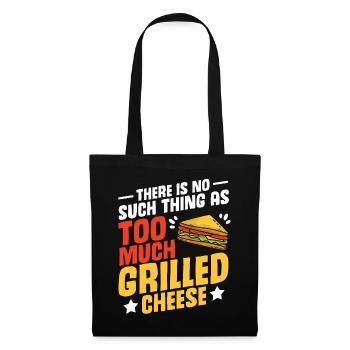 Love Grilled Cheese Men Women - Stoffbeutel - Schwarz - Vorne