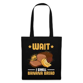 Drôle de vêtements de cuisson au pain aux bananes - Sac en tissu - noir - Devant
