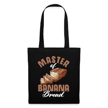 Drôle de vêtements de cuisson au pain aux bananes - Sac en tissu - noir - Devant
