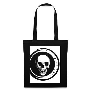 Horror Skull Skull Art Skull Gothic Heavy Metal - Tote Bag - black - Front