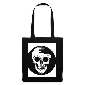 Horror Skull Skull Art Skull Gothic Heavy Metal - Tote Bag - black - Front