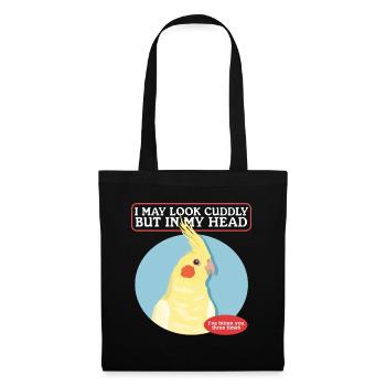 Cockatiels Bird Owner Bird Gift - Tote Bag - black - Front