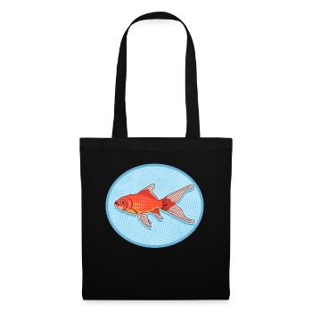 Aquarium Goldfish Aquarist Gift - Tote Bag - black - Front
