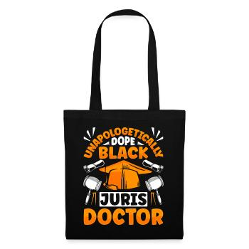 Doctorat Grand Diplôme - Sac en tissu - noir - Devant