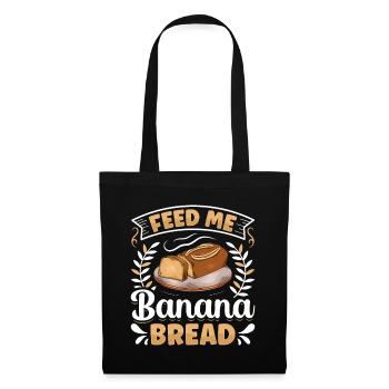 Drôle de vêtements de cuisson au pain aux bananes - Sac en tissu - noir - Devant