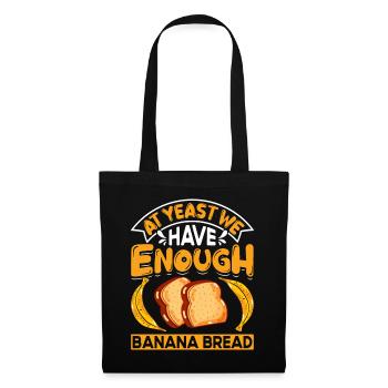 Drôle de vêtements de cuisson au pain aux bananes - Sac en tissu - noir - Devant