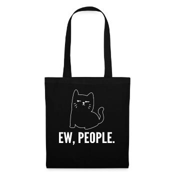 Ew, People Cat Groomer - Tote Bag - black - Front