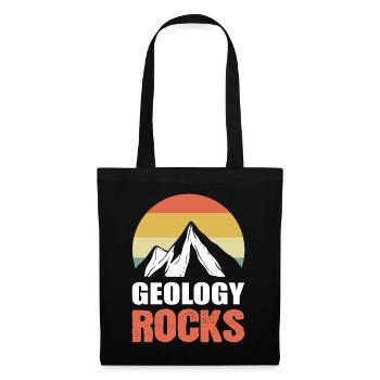 Géologie Roches Géologue - Sac en tissu - noir - Devant