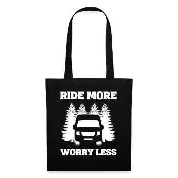 Ride More Worry Less Traveler - Tote Bag - black - Front