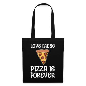 La pizza est toujours les amateurs de pizza - Sac en tissu - noir - Devant