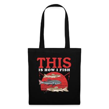 Angler Catfish Fishing Fishing Gift - Tote Bag - black - Front