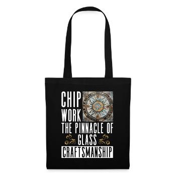 Chip Work - Die Spitze des Glashandwerks - Chip - Stoffbeutel - Schwarz - Vorne