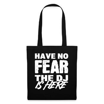 Der DJ ist hier Professioneller DJ - Stoffbeutel - Schwarz - Vorne