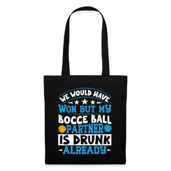 Funny Bocce Game - Tote Bag - black - Front