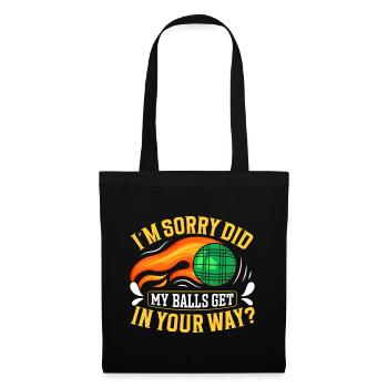 Funny Bocce Game - Tote Bag - black - Front