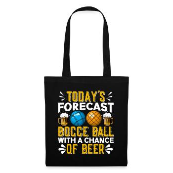 Funny Bocce Game - Tote Bag - black - Front