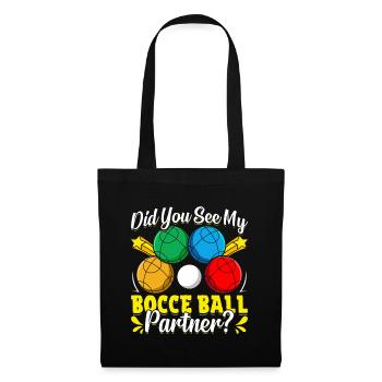 Funny Bocce Game - Tote Bag - black - Front
