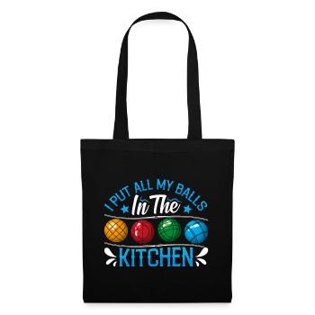 Funny Bocce Game - Tote Bag - black - Front