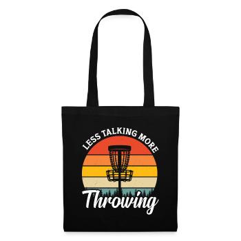 Disc Golfer hit Trees and Curse - Tote Bag - black - Front