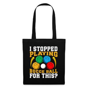 Funny Bocce Game - Tote Bag - black - Front