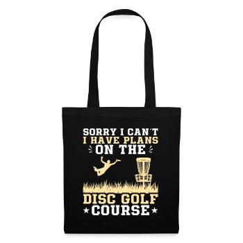 Disc Golfer hit Trees and Curse - Tote Bag - black - Front