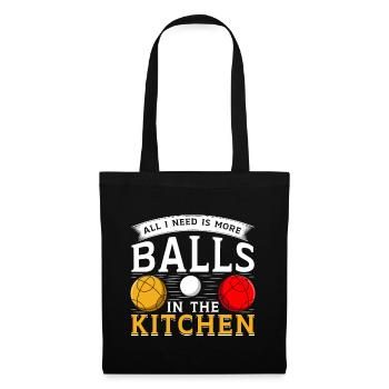 Funny Bocce Game - Tote Bag - black - Front