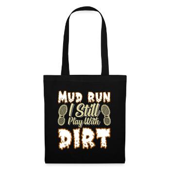 Course drôle parfaite - Sac en tissu - noir - Devant