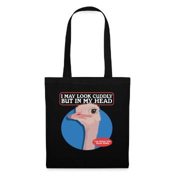 Ostrich Bird | Ostrich Lover Ostriches Gift - Tote Bag - black - Front