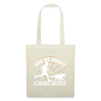 Dog running Canicross Design - Stoffbeutel - Natur - Vorne